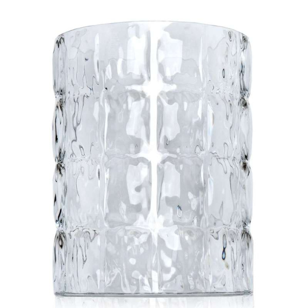 Kartell Matelasse Ваза из полиметалакрилата, 23х23х30h см, прозрачный