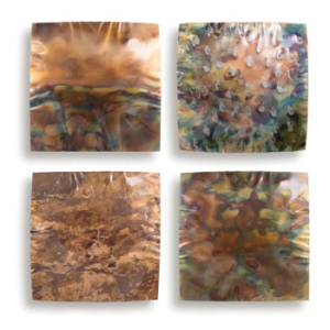 Artisan House Warm Squares Настенное панно из металла, размеры: 60*60*8 см