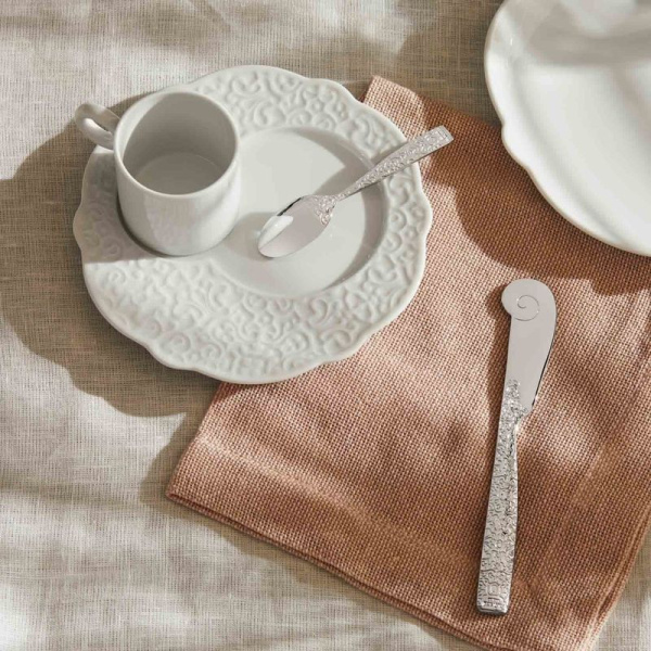 Alessi Dressed Нож для масла с рельефным узором на задней поверхности ручки, нержавеющая сталь
