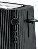 Alessi Plisse Электрический тостер, размеры: 34х18,5х25h, цвет - черный матовый