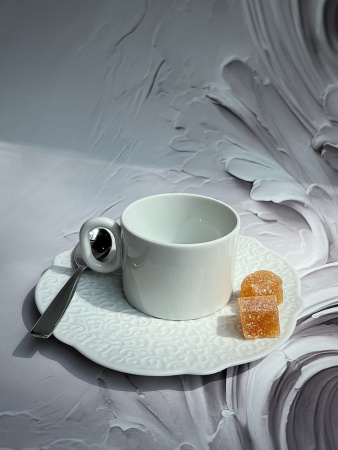 Alessi Dressed Фарфоровая чашка, объем - 170 мл, цвет - белый