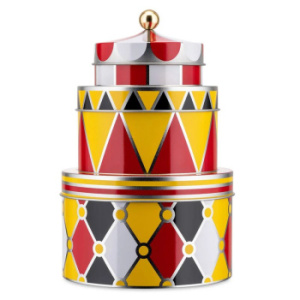 Alessi Circus Набор из 3-х металлических коробок для хранения