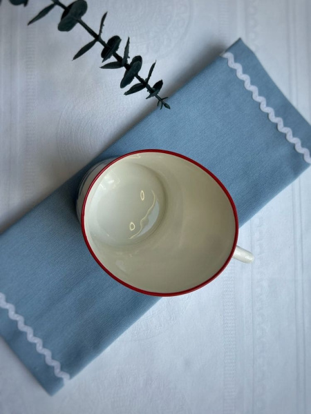 Seletti Classics on Acid Кружка Keshiki, размеры: 12х8,8х9,5h см, цвет - белый, синий