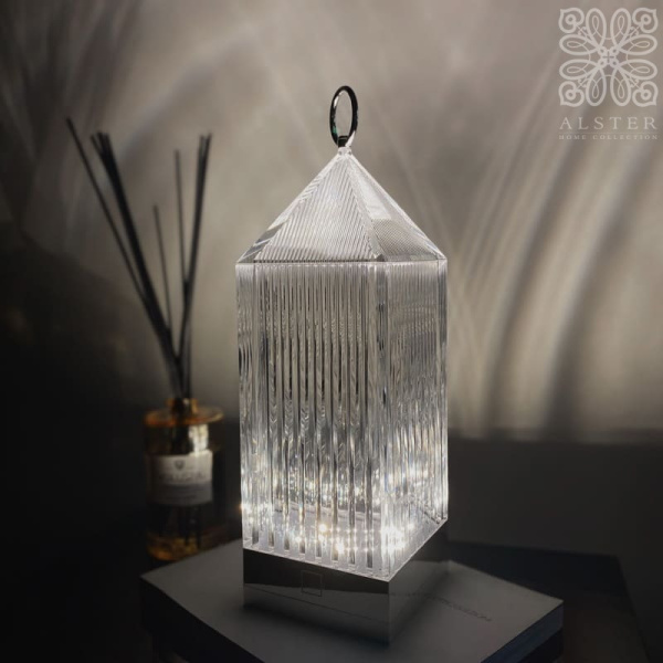 Kartell Lantern Настольный светильник - фонарь, 31 см,  прозрачный
