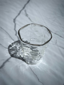 Seletti Classics on Acid Стеклянный стакан Venice, размеры: 7,1х7,1х9 см, цвет - прозрачный
