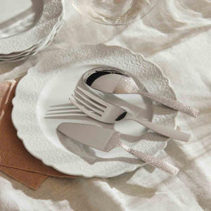 Alessi Dressed Фарфоровая сервировочная тарелка, диаметр - 33,5 см, цвет - белый