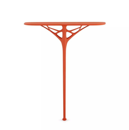 Kartell A.I. Console Консоль пристенная, размеры: 75х24х88h см, цвет - коралловый матовый
