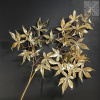 EDG Декоративная ветвь "Кленовый лист", 86 см, золотой
