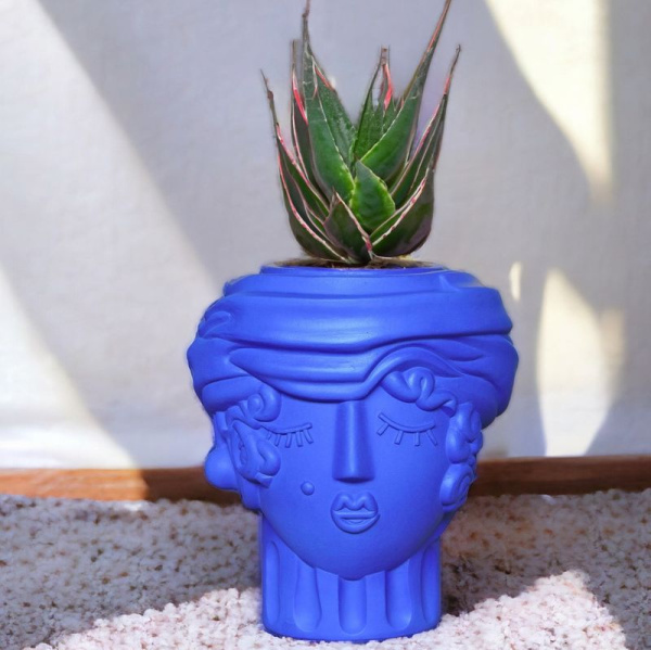 Seletti Women Декоративная ваза, размеры: 29x25х33h см, цвет - синий