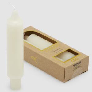 EDG Набор из 2-х свечей, высота - 15 см, цвет - слоновая кость