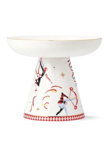 Farforite Фарфоровая мультиваза Цирковое представление, размеры: 22,6х22,6х22,3h см