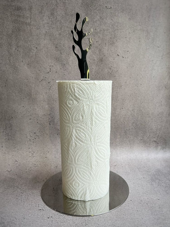 Alessi Mediterraneo Держатель для бумажных полотенец, размеры: 18х18х33h см, нержавеющая сталь