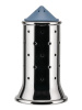 Alessi Salt Castor Солонка, размеры: 6,3х6,3х11,3h см, цвет - зеркальный, голубой