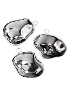 Чуть Чуда Набор стелкянных елочных игрушек ручной работы "Отражение"