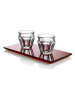 Baccarat Harcourt Coffee Set Кофейный набор из 2-х хрустальных стаканчиков и подноса