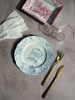 Bernardaud Tout Paris Десертная тарелка, диаметр - 21 см, цвет - белый, синий