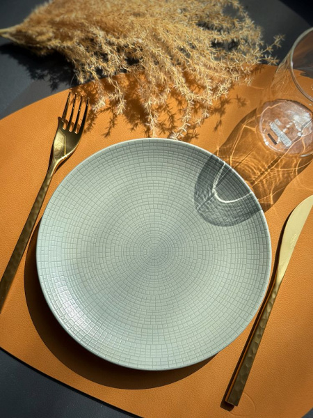 Degrenne Modulo Nature Керамическая десертная тарелка, диаметр - 21 см, фисташковый (Jade)