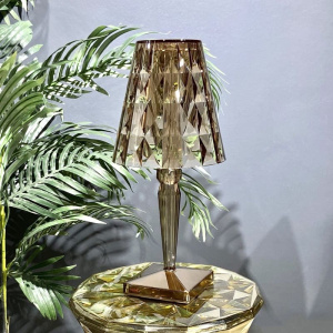 Kartell Big Battery Настольная лампа, 17х17х37,3 см, цвет - cola (коричневый)