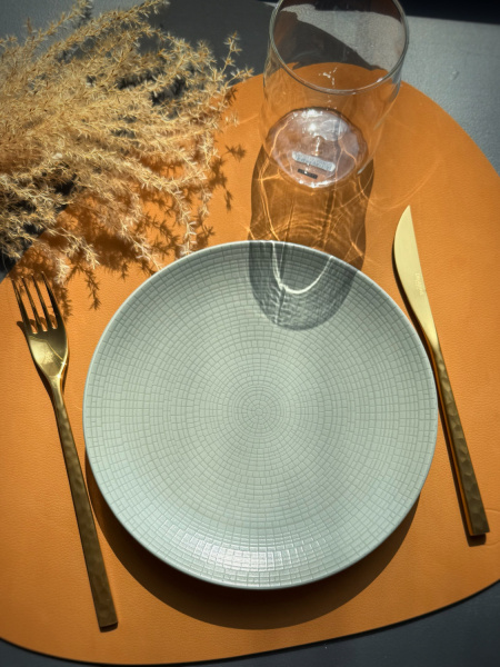 Degrenne Modulo Nature Керамическая десертная тарелка, диаметр - 21 см, фисташковый (Jade)