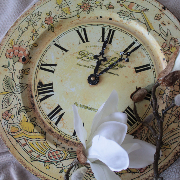 Roger Lascelles Настенные часы с птичками и цветами, 34.5cm