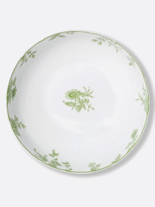 Bernardaud Albertine Фарфоровый салатник, диаметр - 25 см, объем - 1,7 л, цвет - белый, зеленый