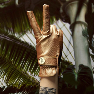 Garden Glory Садовые перчатки из эко-кожи Gold Digger, размер - S, цвет - золотой