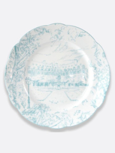 Bernardaud Tout Paris Обеденная тарелка, диаметр - 26 см, цвет - белый, голубой