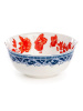 Seletti Hybrid Миска для хлопьев Eutropia, размеры: 15,2х15,2х6,7h см, цвет - белый, красный, синий