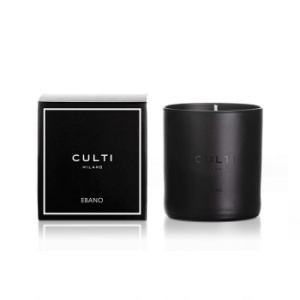 Culti Milano Colours Ароматическая свеча Ebano, вес - 270 г, цвет - черный