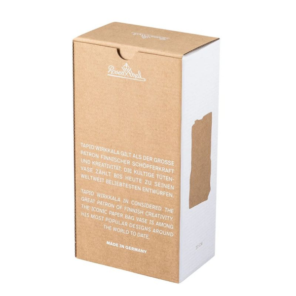 Rosenthal Do not litter Фарфоровая ваза, размеры: 12х10,8х22 см, цвет - белый матовый