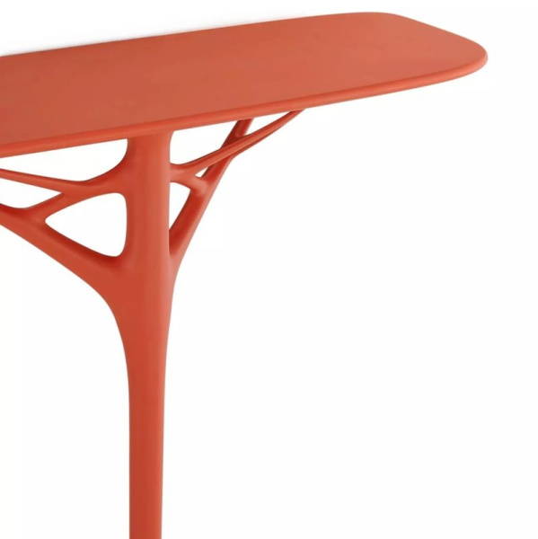 Kartell A.I. Console Консоль пристенная, размеры: 75х24х88h см, цвет - коралловый матовый