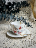 Seletti Kintsugi Фарфоровая кофейная пара для эспрессо, цвет - белый, красный, синий, золотой