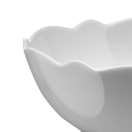 Alessi Dressed Фарфоровая пиала, объем - 530 мл, размеры: 15х15х6h см, цвет - белый