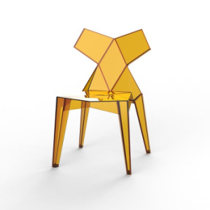 Vondom Kimono Стул, 56х55х89 см, оранжевый