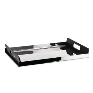 Alessi Vassily Прямоугольный металлический поднос, размеры: 45х30х6,2h см, сталь