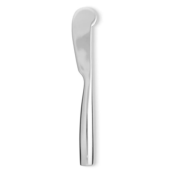 Alessi Dressed Нож для масла с рельефным узором на задней поверхности ручки, нержавеющая сталь
