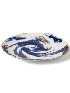 Seletti Classics on Acid Тарелка для основного блюда Imari Dragon, диаметр - 28 см, белый, синий