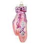 Inge Glas Magic Стеклянная елочная игрушка Балетные пуанты, высота - 11,5 см