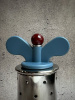 Alessi Pepper mill Мельница для перца и специй, размеры: 6,3х6,3х13,2h см, цвет - голубой