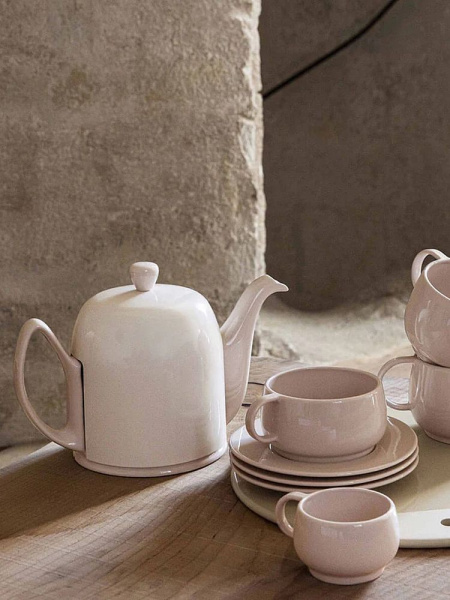 Degrenne Salam Заварочный чайник, объем - 1 л, цвет - нежно-розовый глянцевый