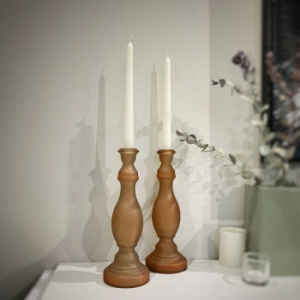 Light&Living Armilla Стеклянный подсвечник, 10,5х30 см, терракотовый