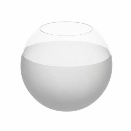 Degrenne Baltique Стеклянная ваза, 20,5 см, прозрачный/белый