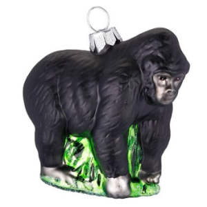 Inge Glas Magic Стеклянная елочная игрушка Горилла, размер - 7,5 см