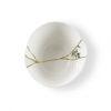 Seletti Kintsugi Фарфоровая пиала, диаметр - 11,5 см, цвет - белый, синий, золотой