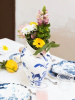 Seletti Classics on Acid Фарфоровая ваза Floral Delft, размеры: 19х19,5х30 h см, цвет - белый, синий