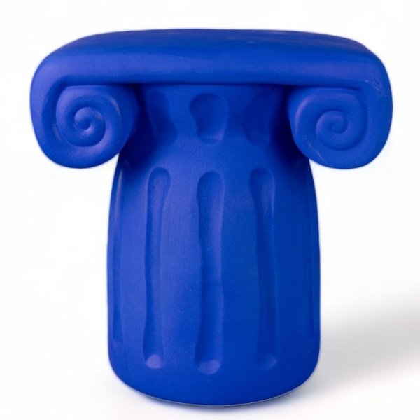 Seletti Capitello Глиняный кофейный столик, размеры: 45x28х45h см, цвет - синий