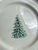 Gien Filet Noel Тарелка для основного блюда, диаметр - 26 см, цвет - белый, зеленый, красный