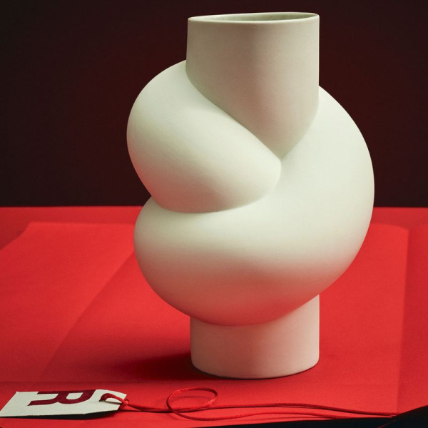 Rosenthal Node Фарфоровая ваза, размеры: 18х18х25,5 см, цвет - White (белый)