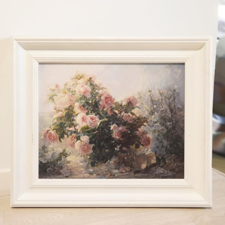 Brookpace Картина 'Букет из кремовых роз, 40х50 см, теника - олеография