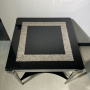 Mariner Кофейный столик, 74х74х69 см, черный/серебряный